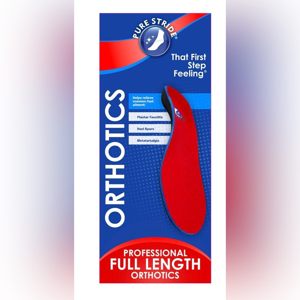NIB Pure Stride Professional Orthotics Men 7 - 7.5 / Women 9 - 9.5